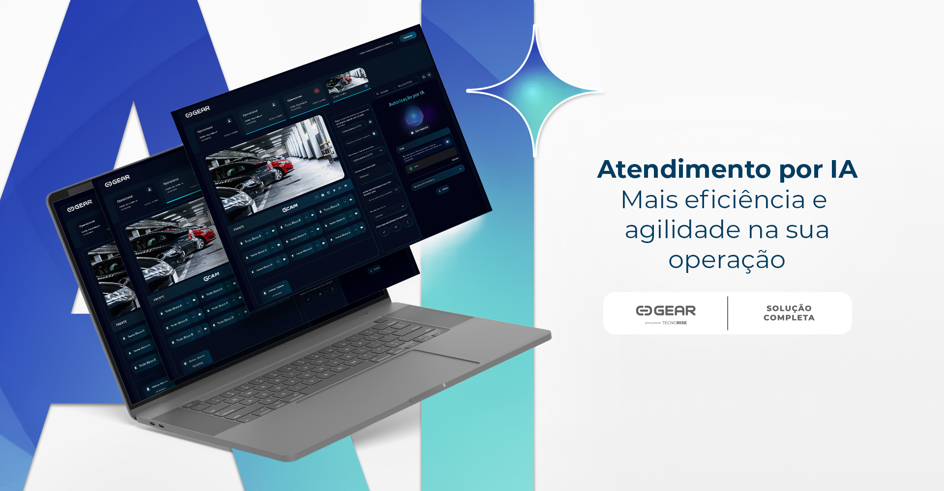Atendimento inteligente de verdade, só no GEAR.